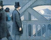 Gustave Caillebotte On the Pont de l Europe Spain oil painting artist